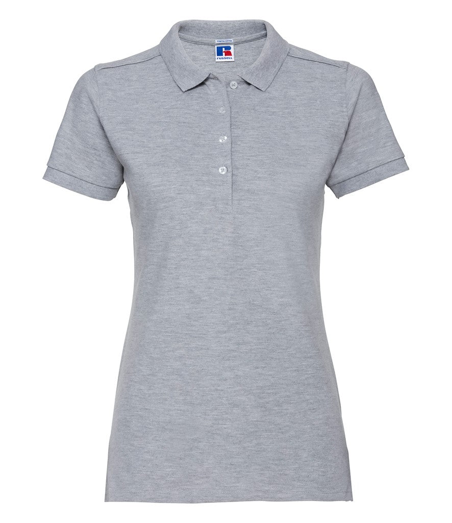Women's Stretch Polo | LIGHT OXFORD