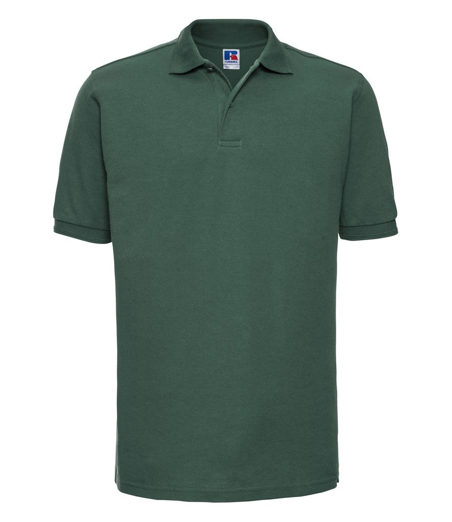 Hard Wearing Polycotton Polo | BOTTLE GREEN