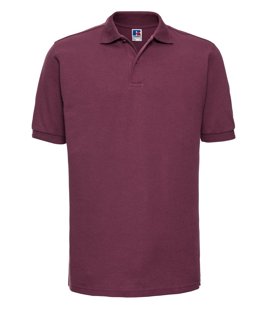 Hard Wearing Polycotton Polo | BURGUNDY