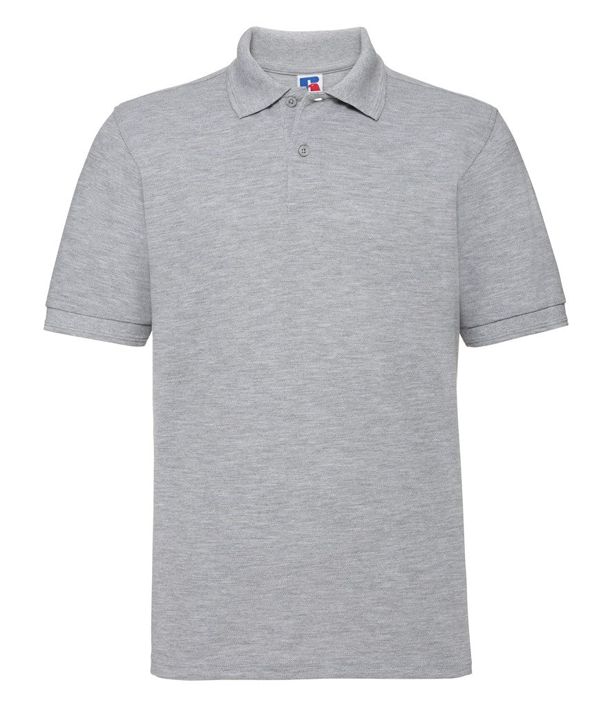 Hard Wearing Polycotton Polo | LIGHT OXFORD