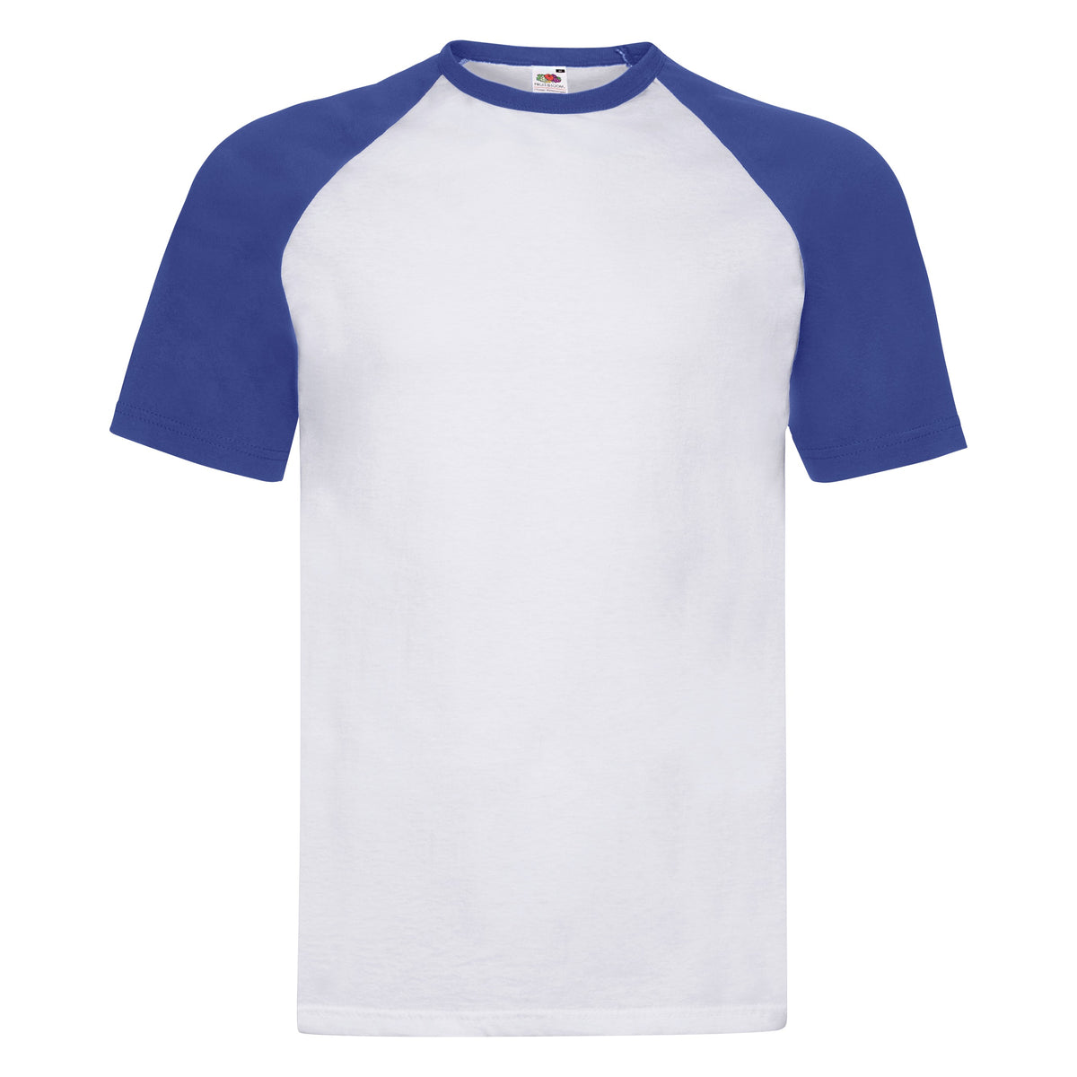 Short Sleeve Baseball Shirt | WHITE/ROYAL