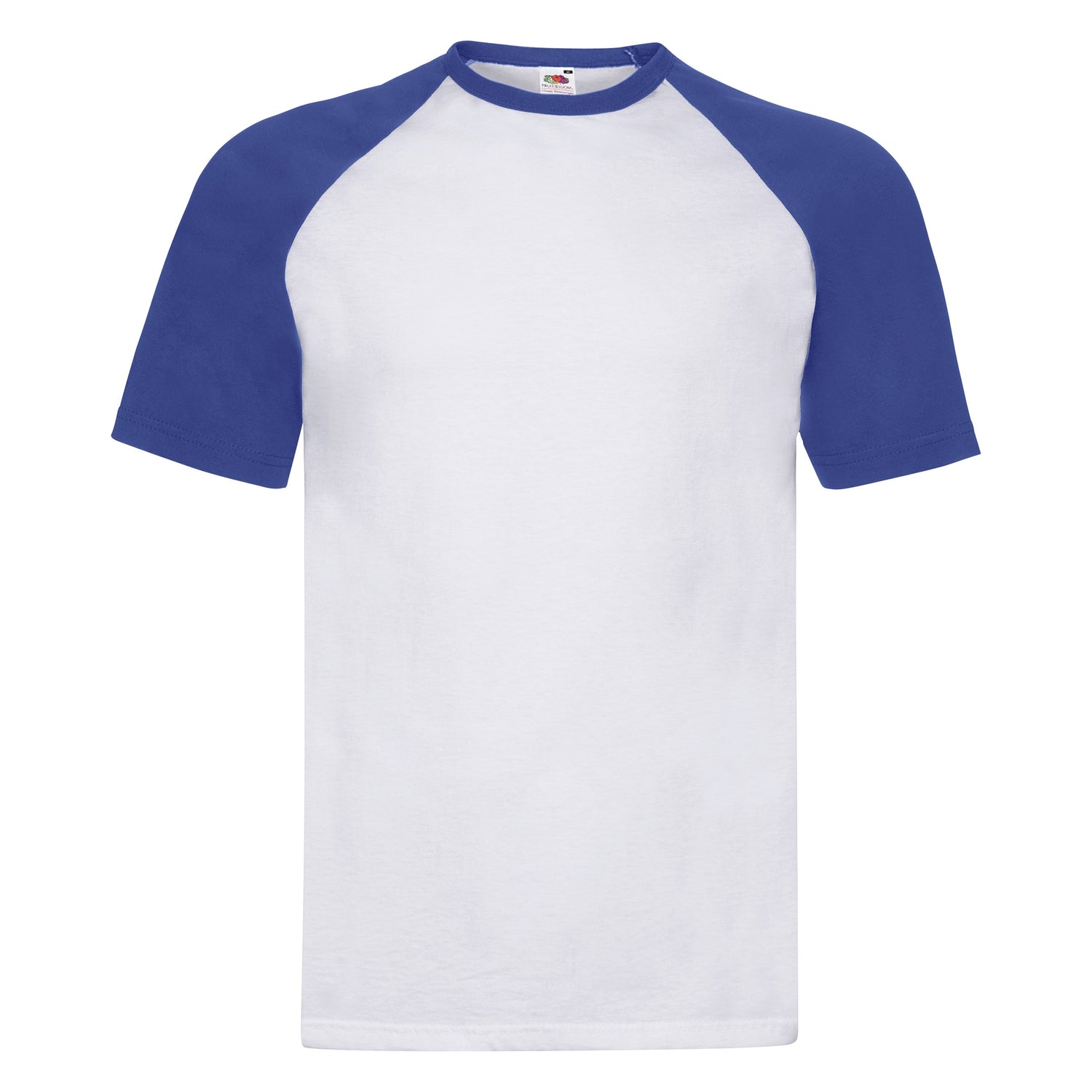 Short Sleeve Baseball Shirt | WHITE/ROYAL
