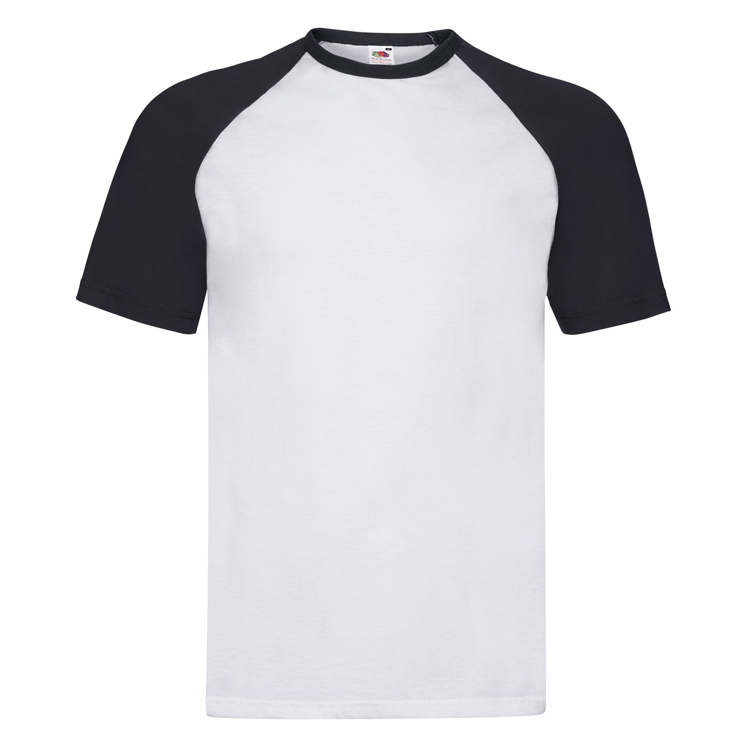 Short Sleeve Baseball Shirt | WHITE/DARK NAVY