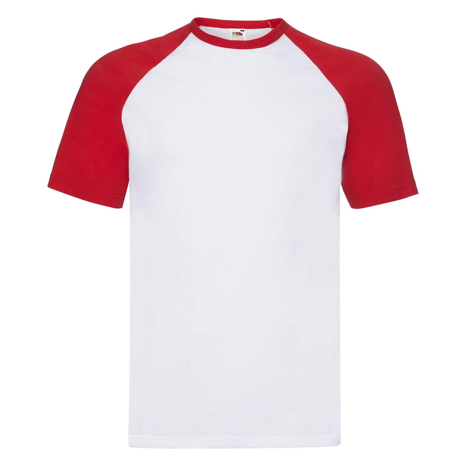 Short Sleeve Baseball Shirt | WHITE/RED