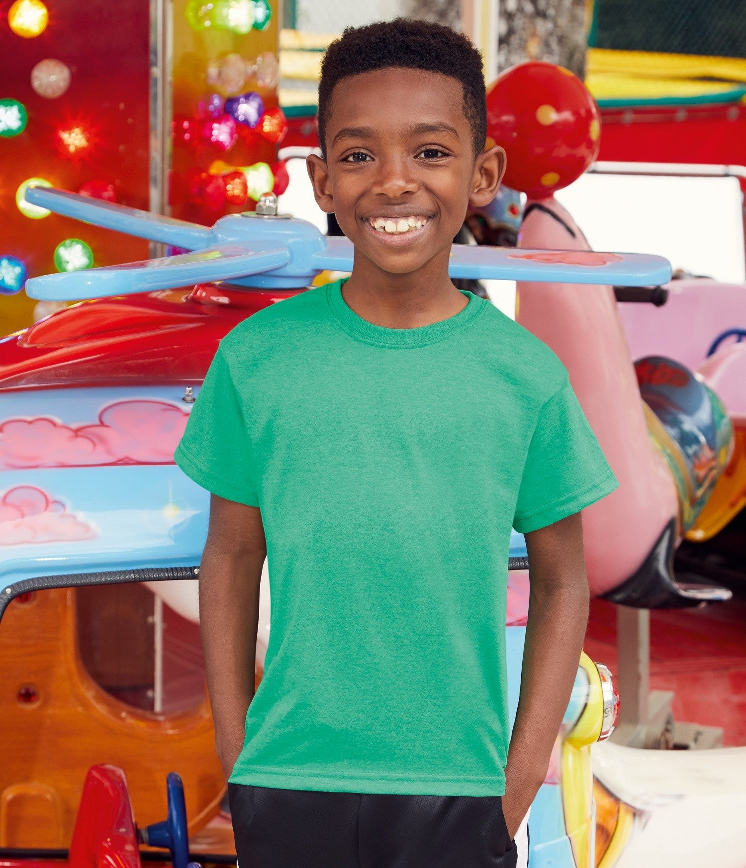 Kids Valueweight T | FUCHSIA