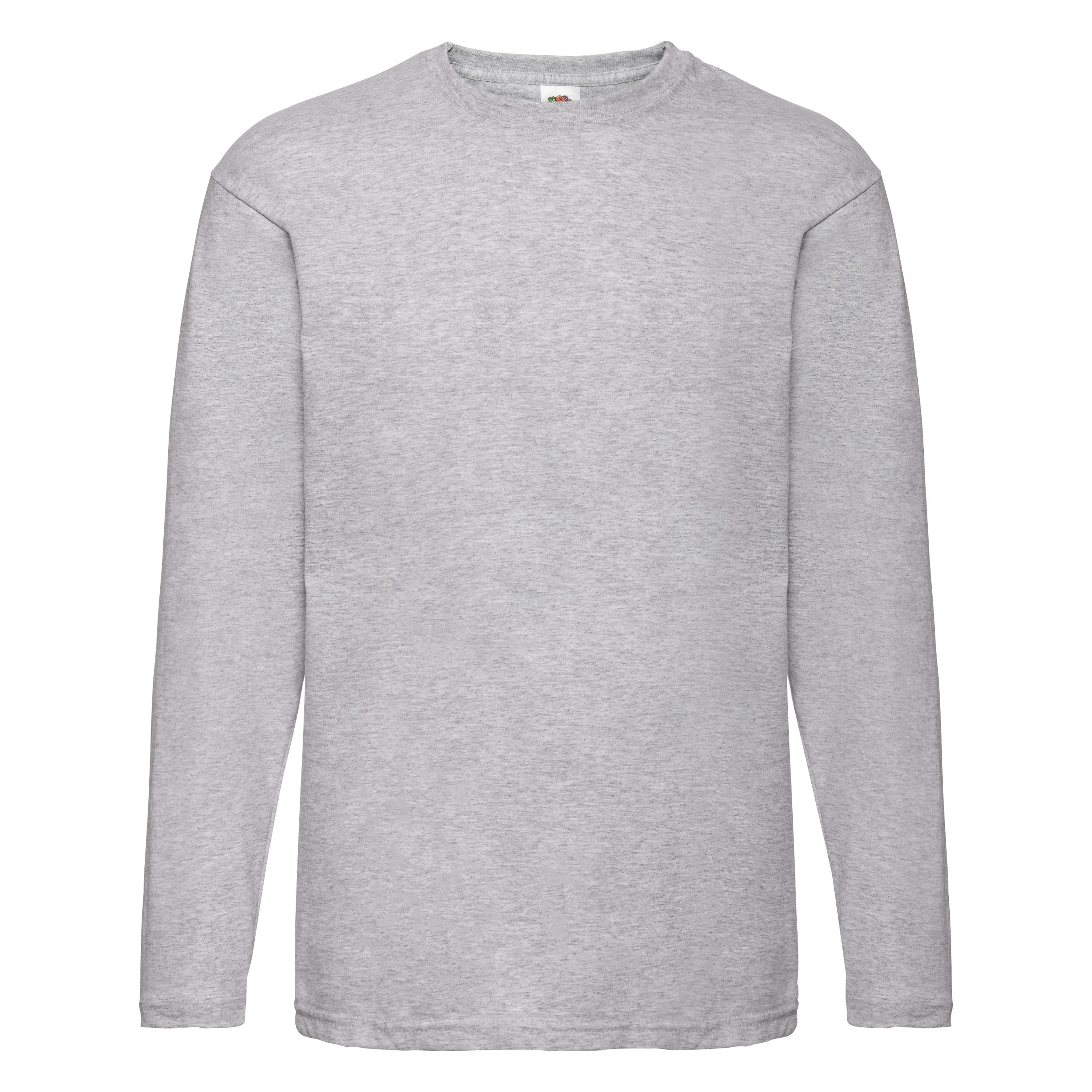 Valueweight Long Sleeve T | HEATHER GREY