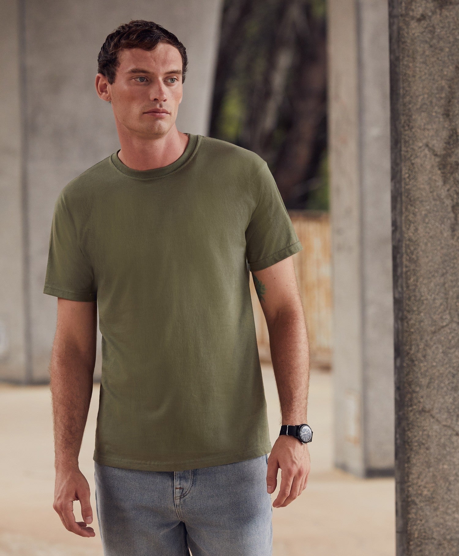 Super Premium T-Shirt | BOTTLE GREEN