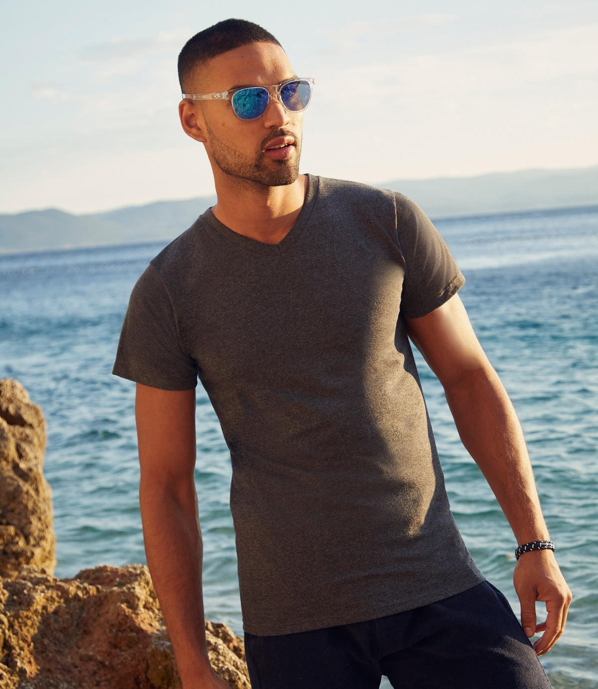 Valueweight V-Neck T | WHITE
