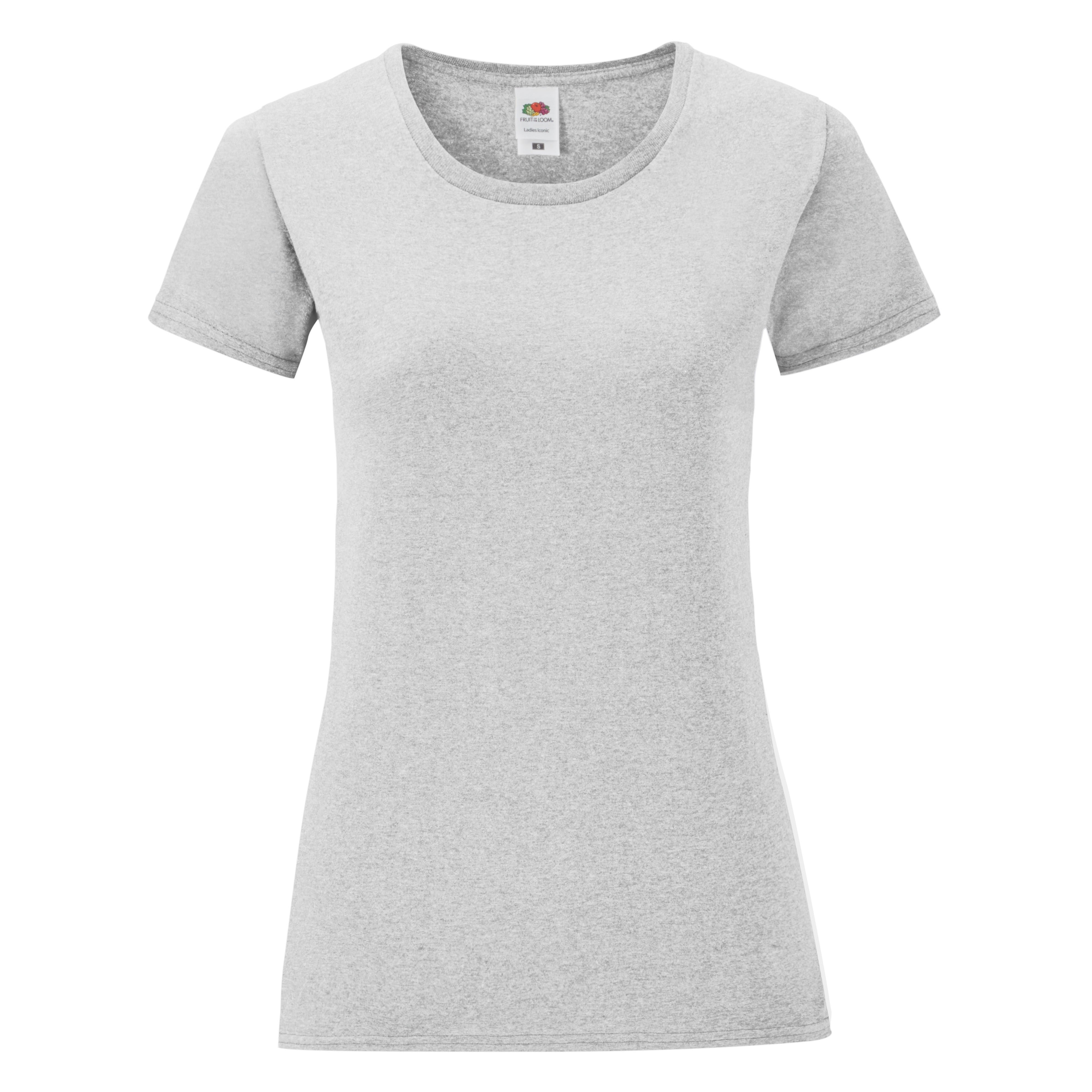 Ladies Iconic T | HEATHER GREY