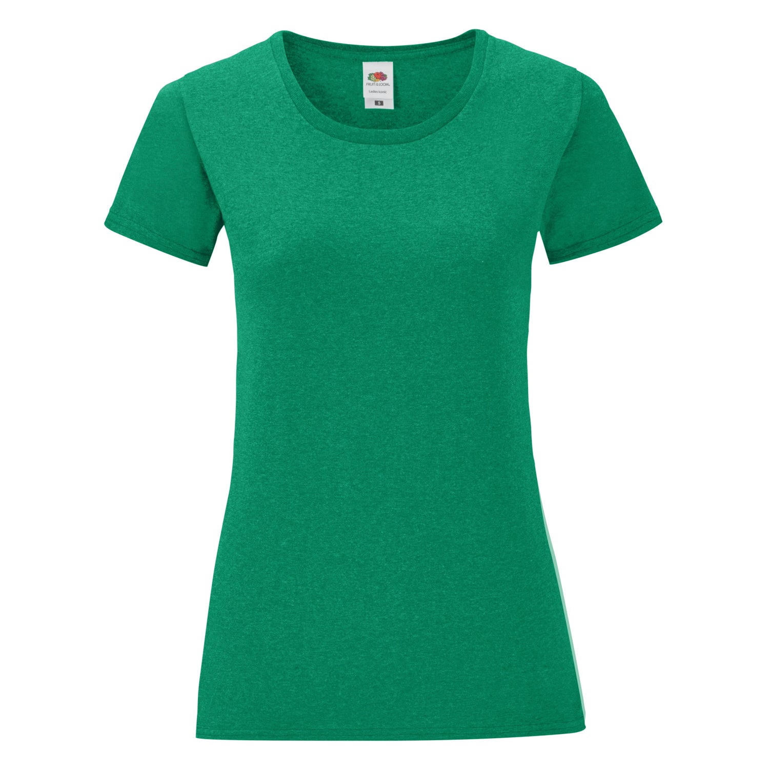 Ladies Iconic T | RETRO HEATHER GREEN