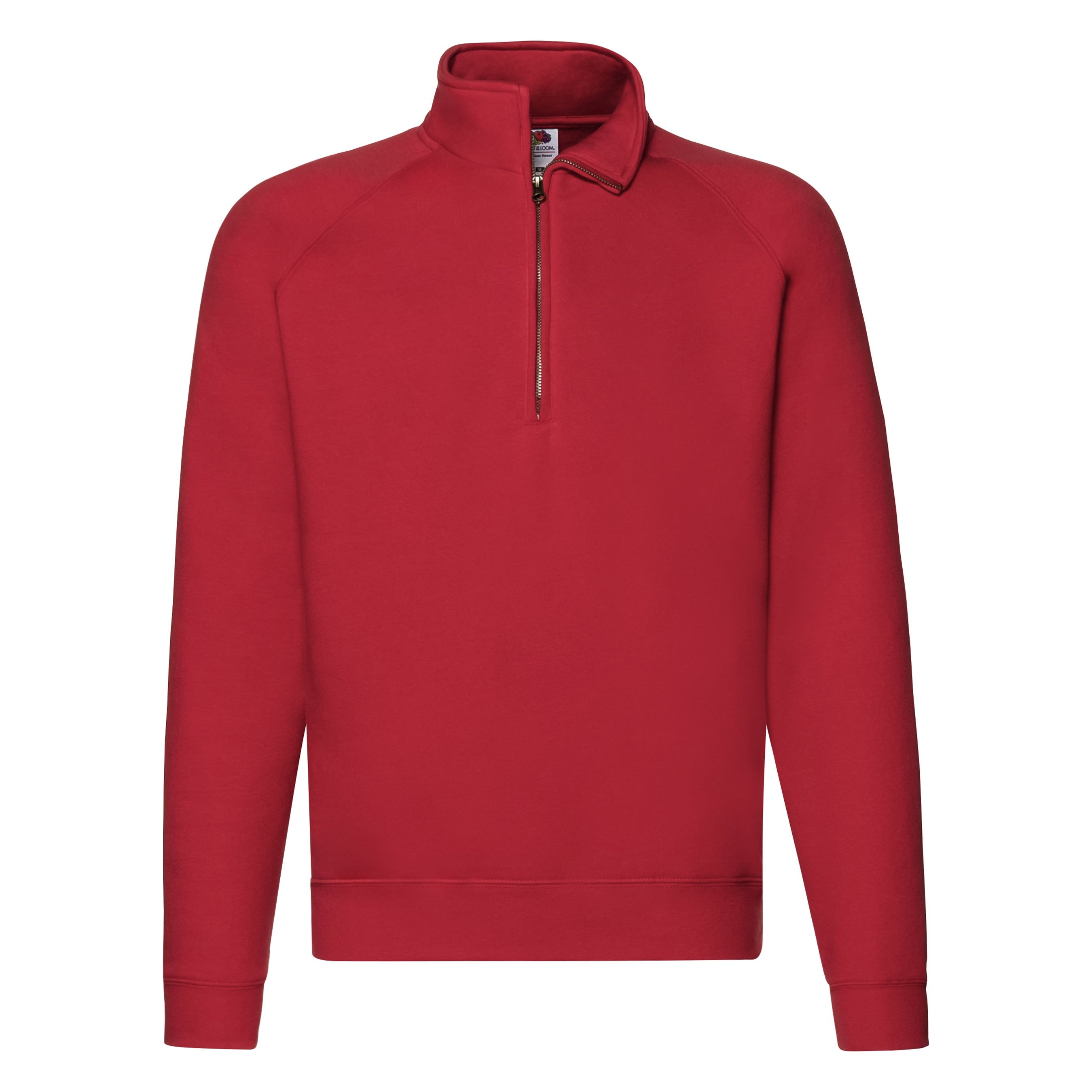 Premium Zip Neck Sweat | RED
