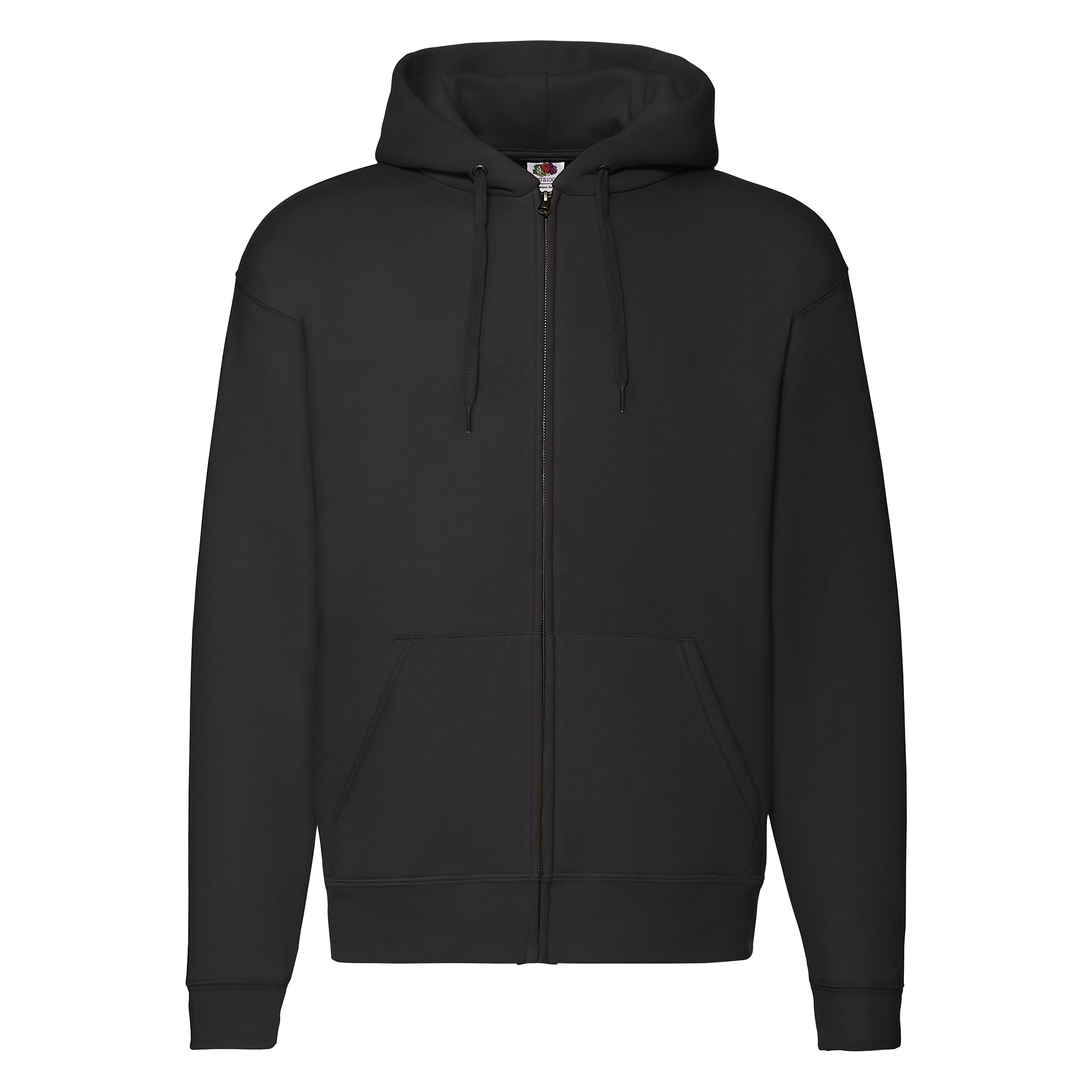 Premium 70/30 Hooded Sweat Jacket | BLACK