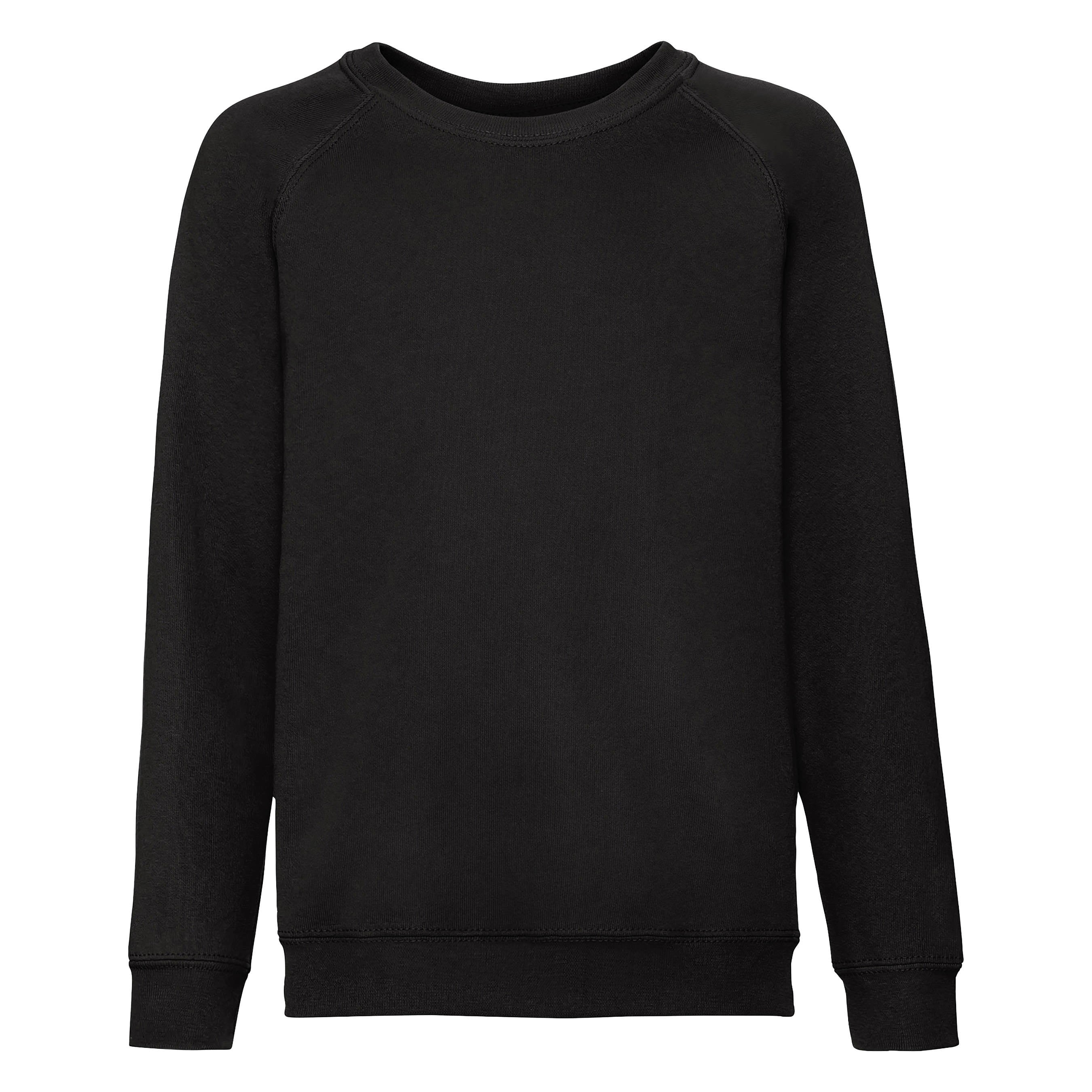 Kids Raglan Sweatshirt | BLACK