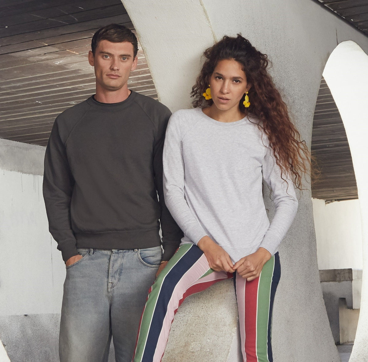 Lightweight Raglan Sweat | HEATHER GREY