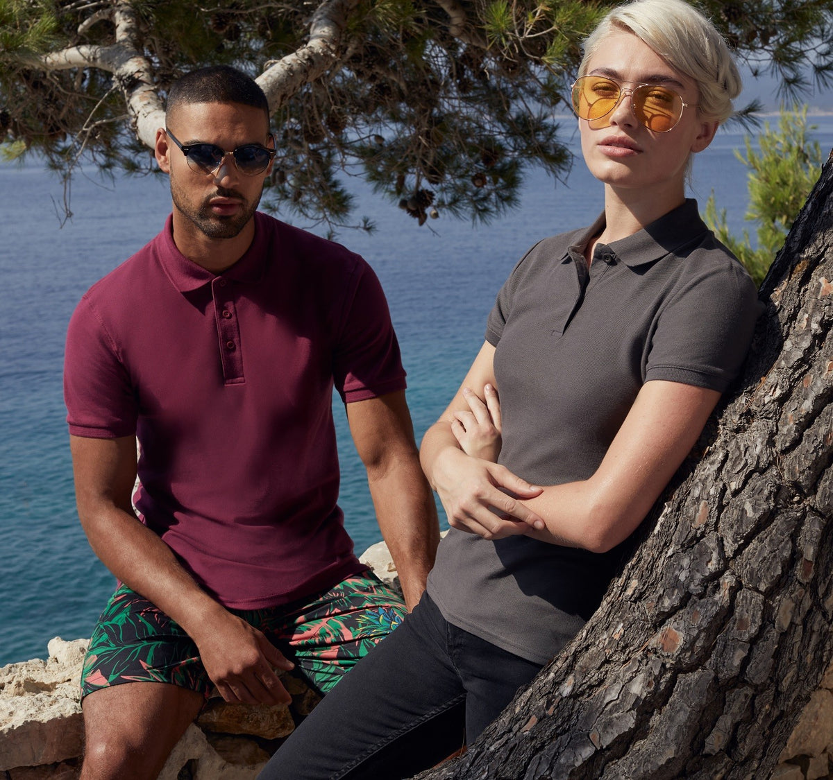 Lady-Fit Premium Polo | BURGUNDY