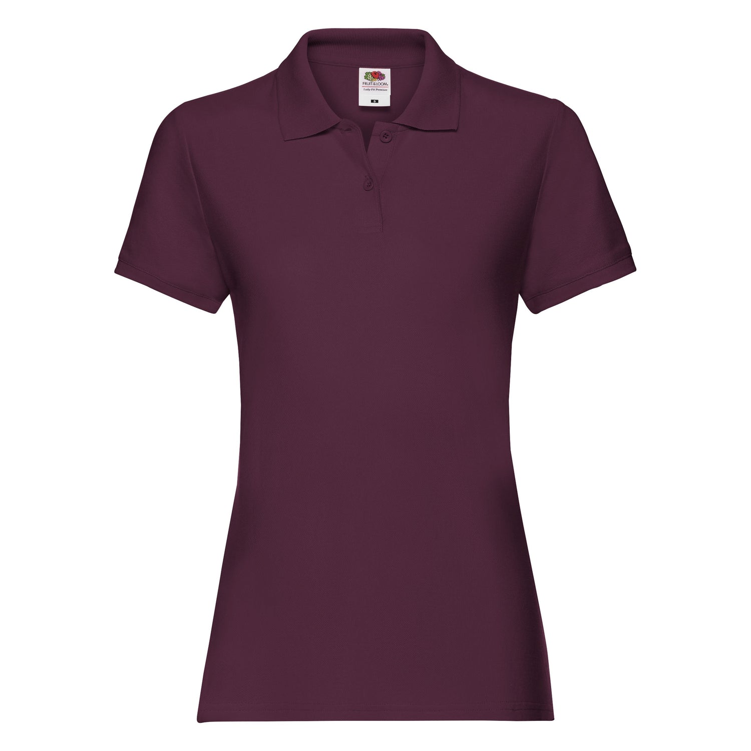 Lady-Fit Premium Polo | BURGUNDY