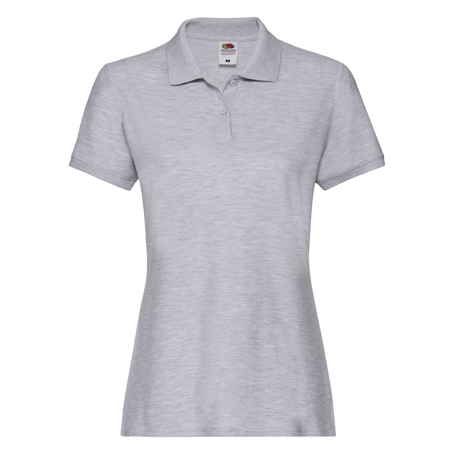 Lady-Fit Premium Polo | HEATHER GREY