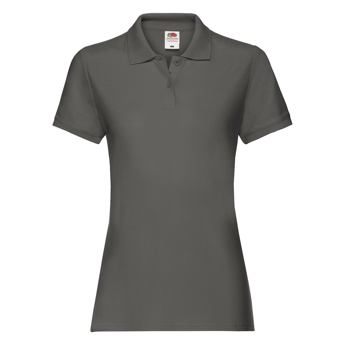 Lady-Fit Premium Polo | LIGHT GRAPHITE