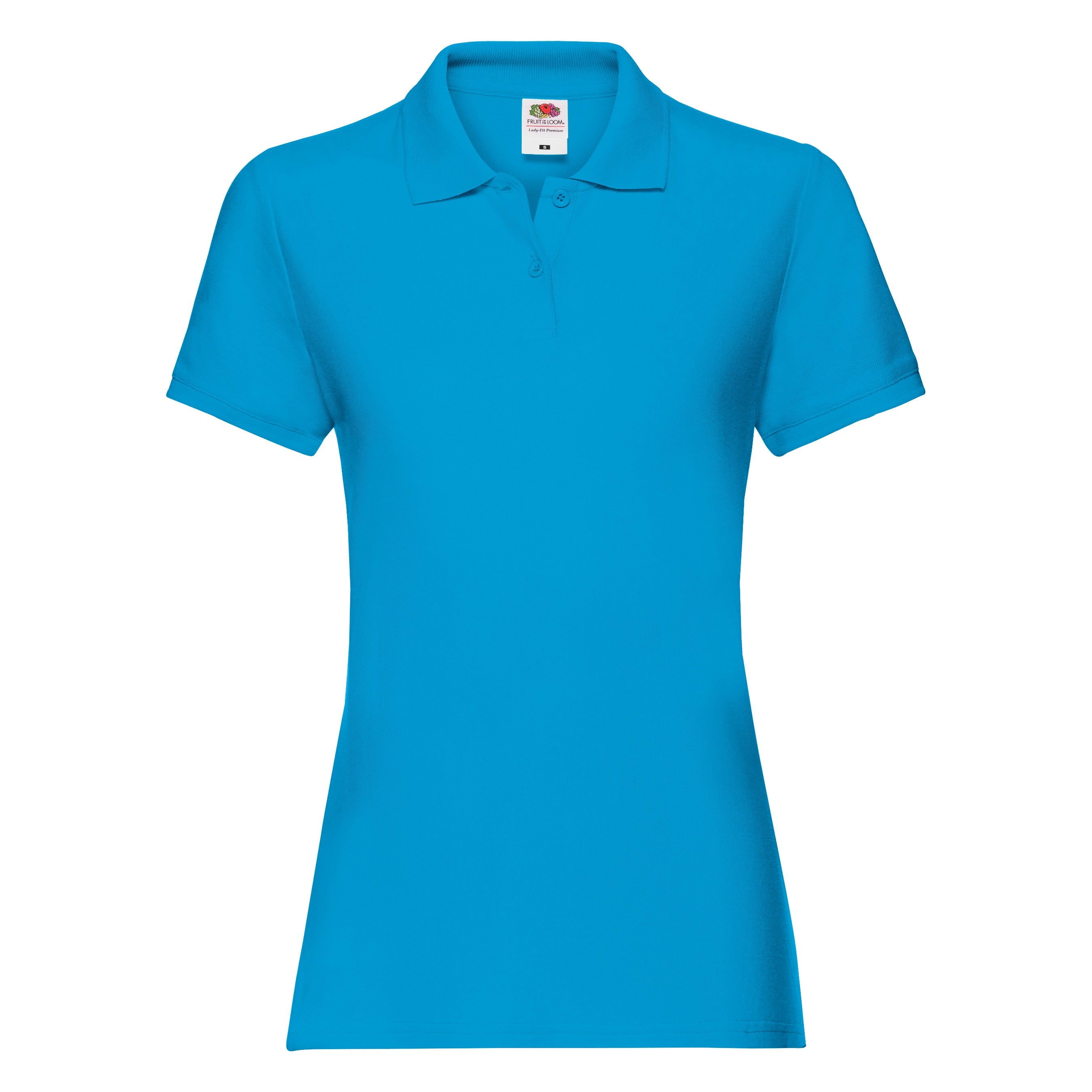 Lady-Fit Premium Polo | AZURE BLUE