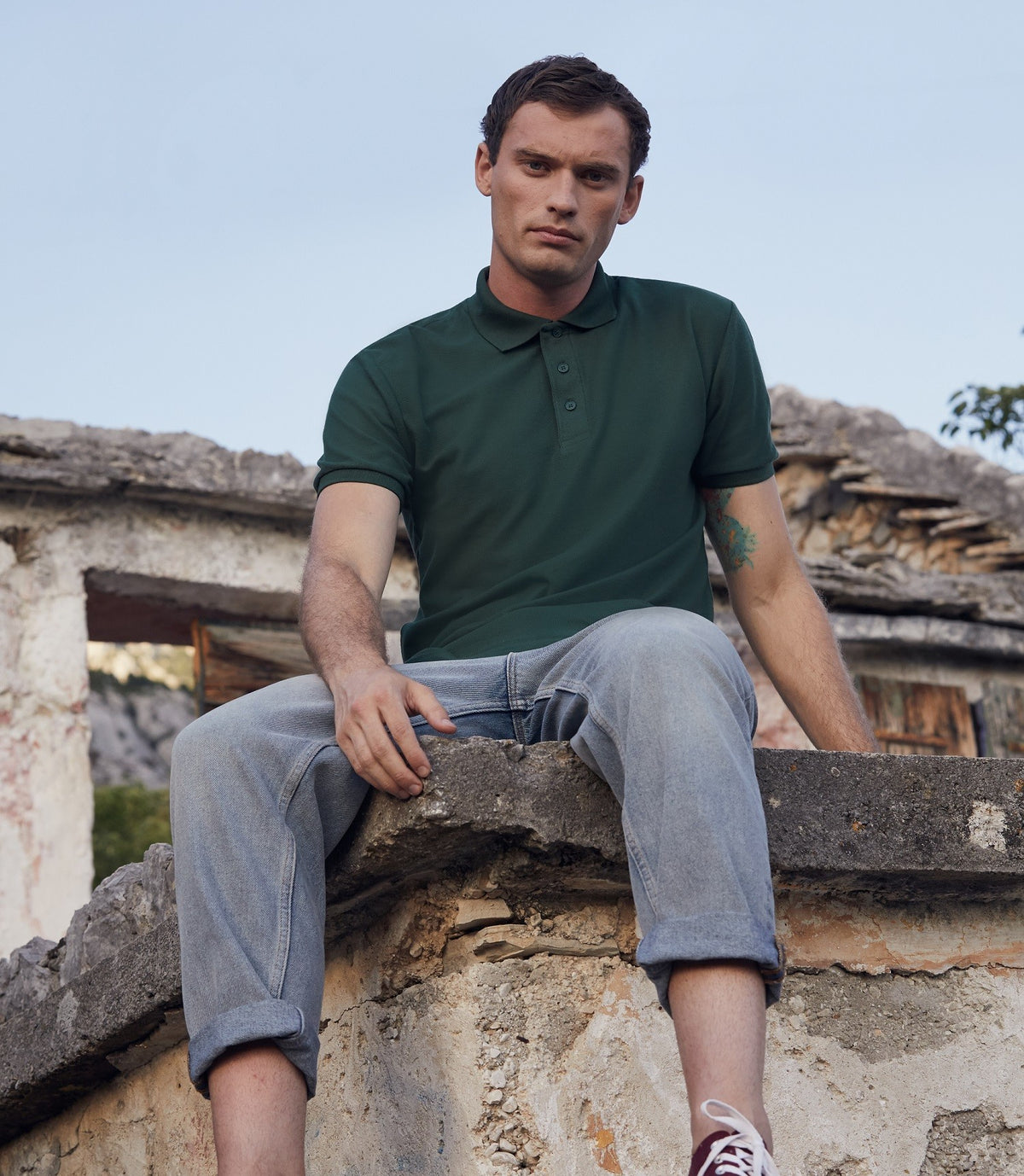 Heavy 65/35 Polo | NAVY