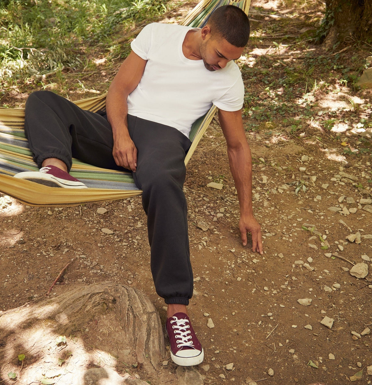 Premium 70/30 Elasticated Jog Pants | HEATHER GREY