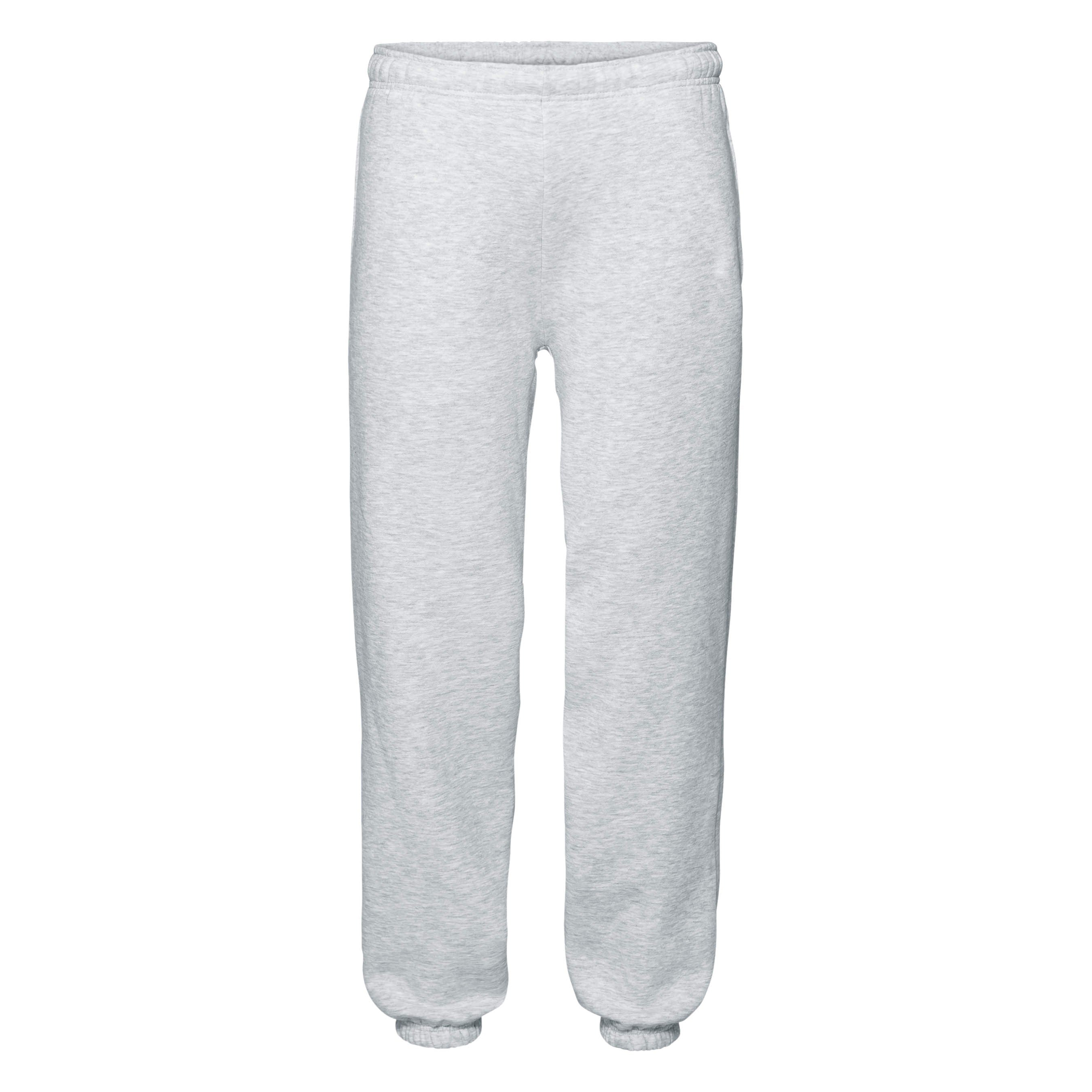 Premium 70/30 Elasticated Jog Pants | HEATHER GREY