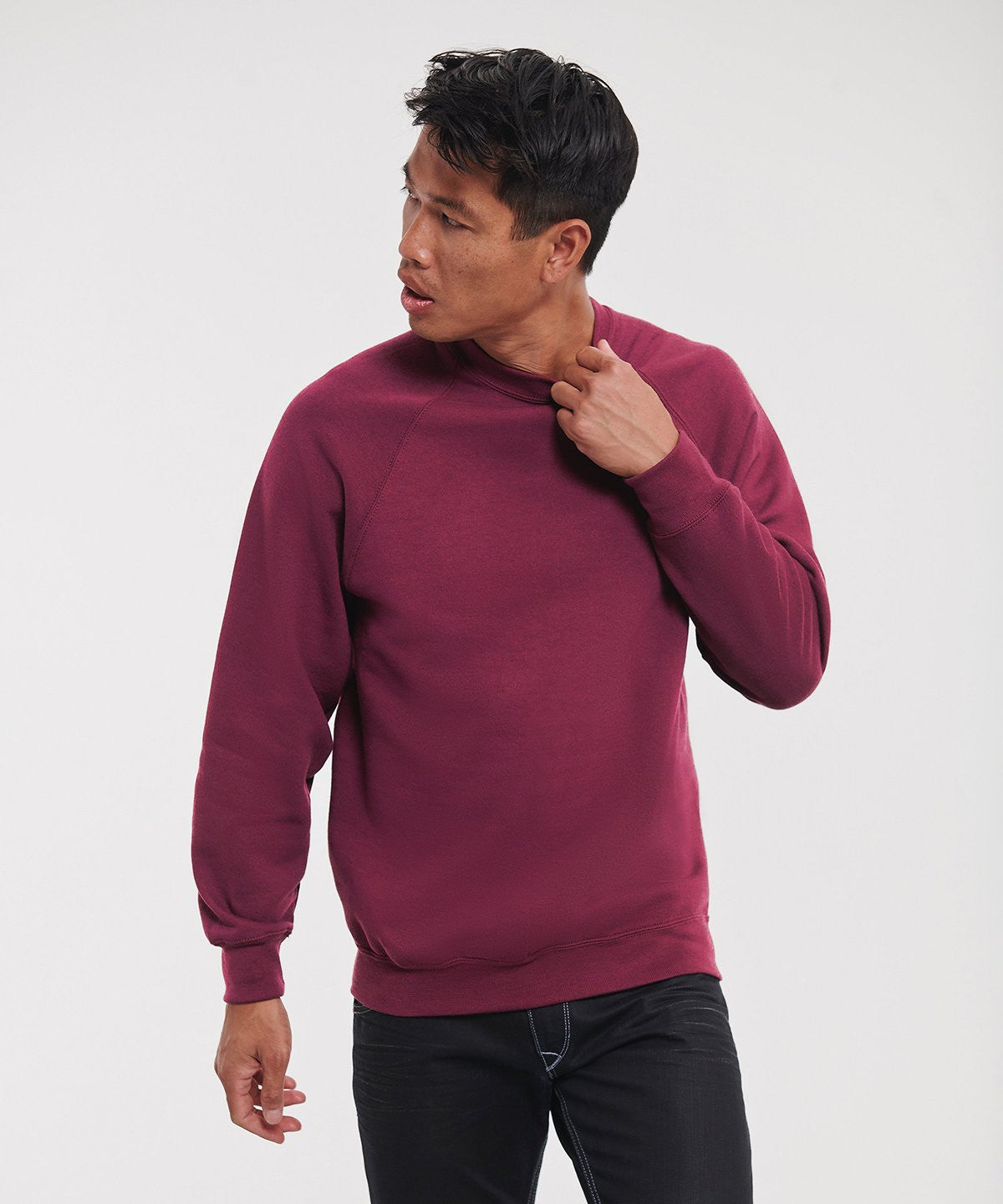 Classic Raglan Sweatshirt | BOTTLE GREEN