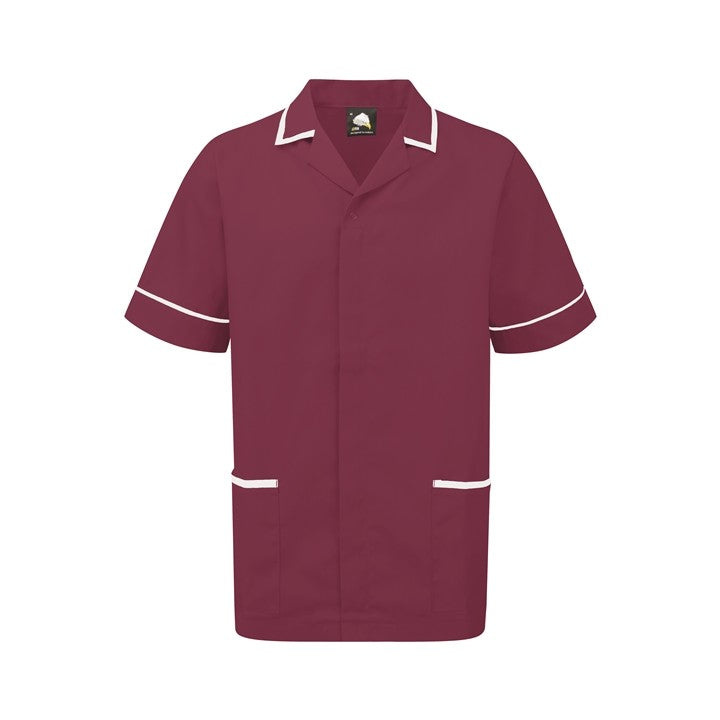 Darwin Male Tunic | MAROON/WHITE