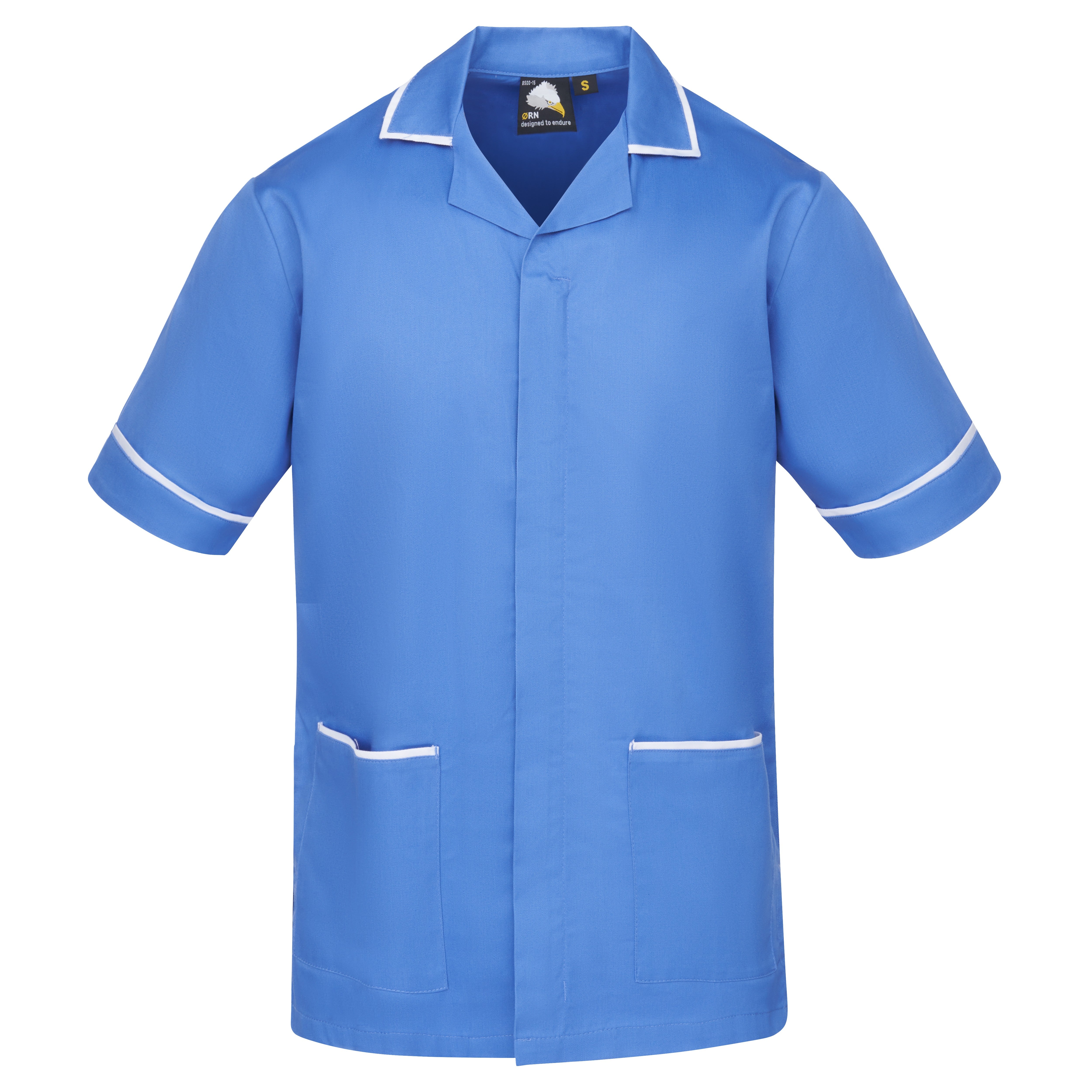 Darwin Male Tunic | HOSPITAL BLUE/WHITE