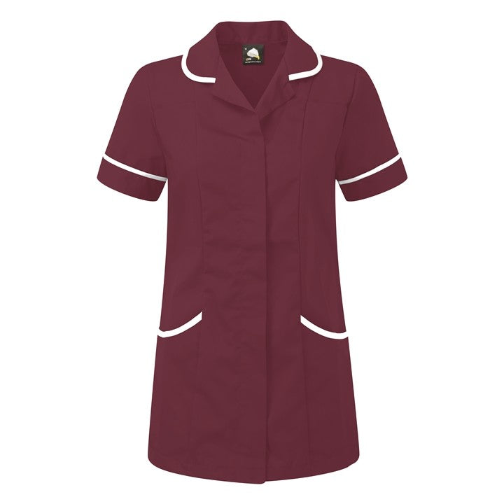 Florence Classic Tunic | MAROON/WHITE