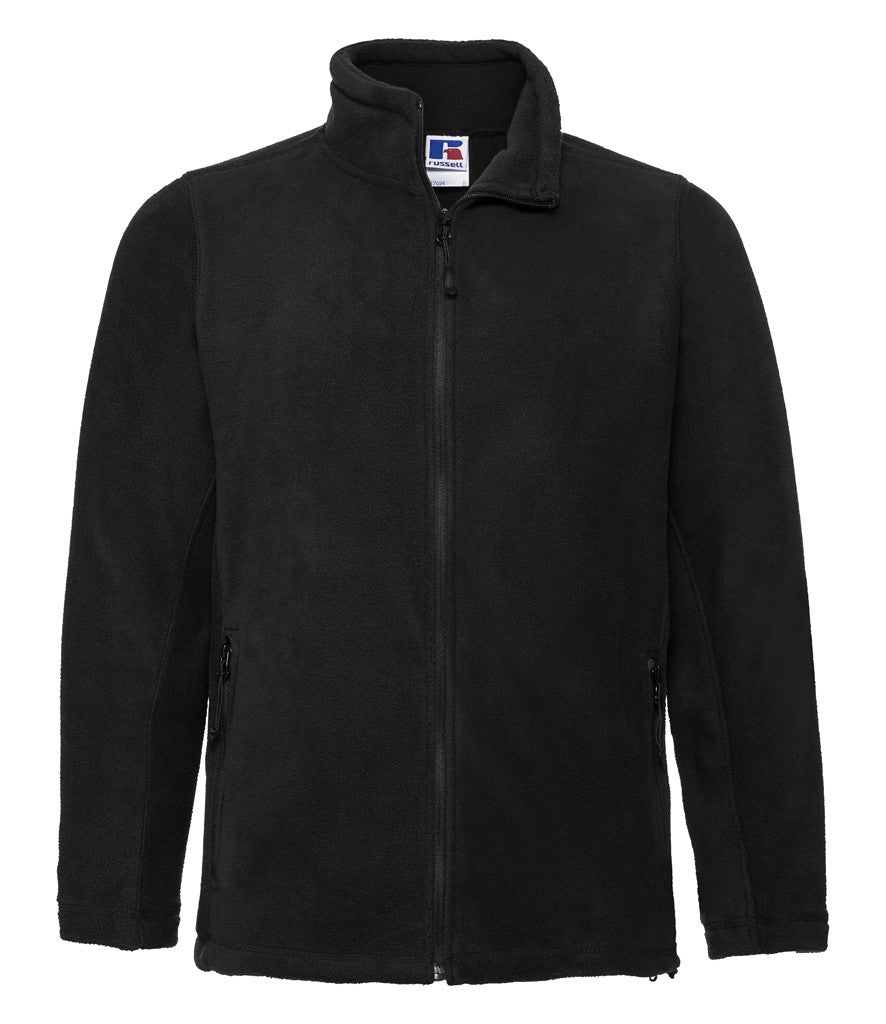 Full Zip Outdoor Fleece | BLACK