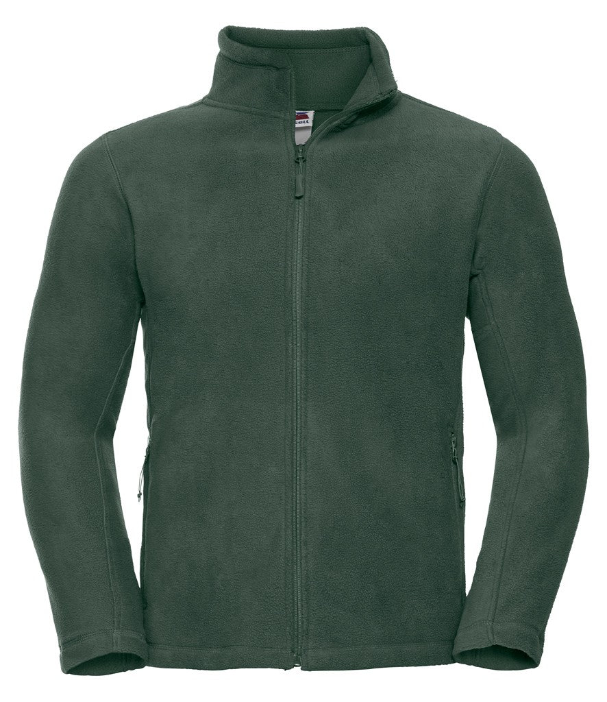 Full Zip Outdoor Fleece | BOTTLE GREEN