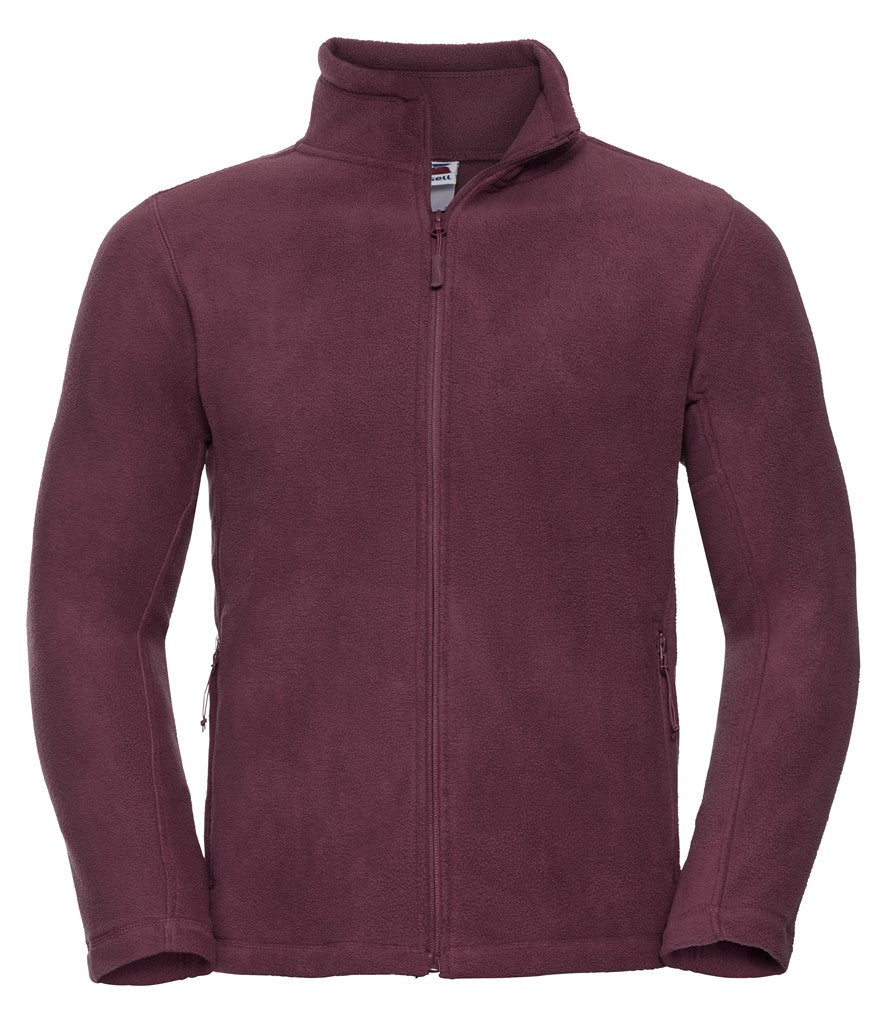 Full Zip Outdoor Fleece | BURGUNDY