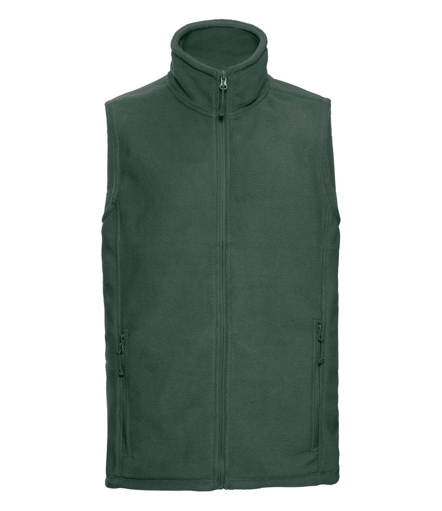 Outdoor Fleece Gilet | BOTTLE GREEN