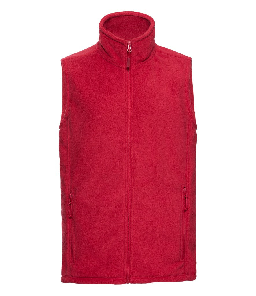 Outdoor Fleece Gilet | CLASSIC RED