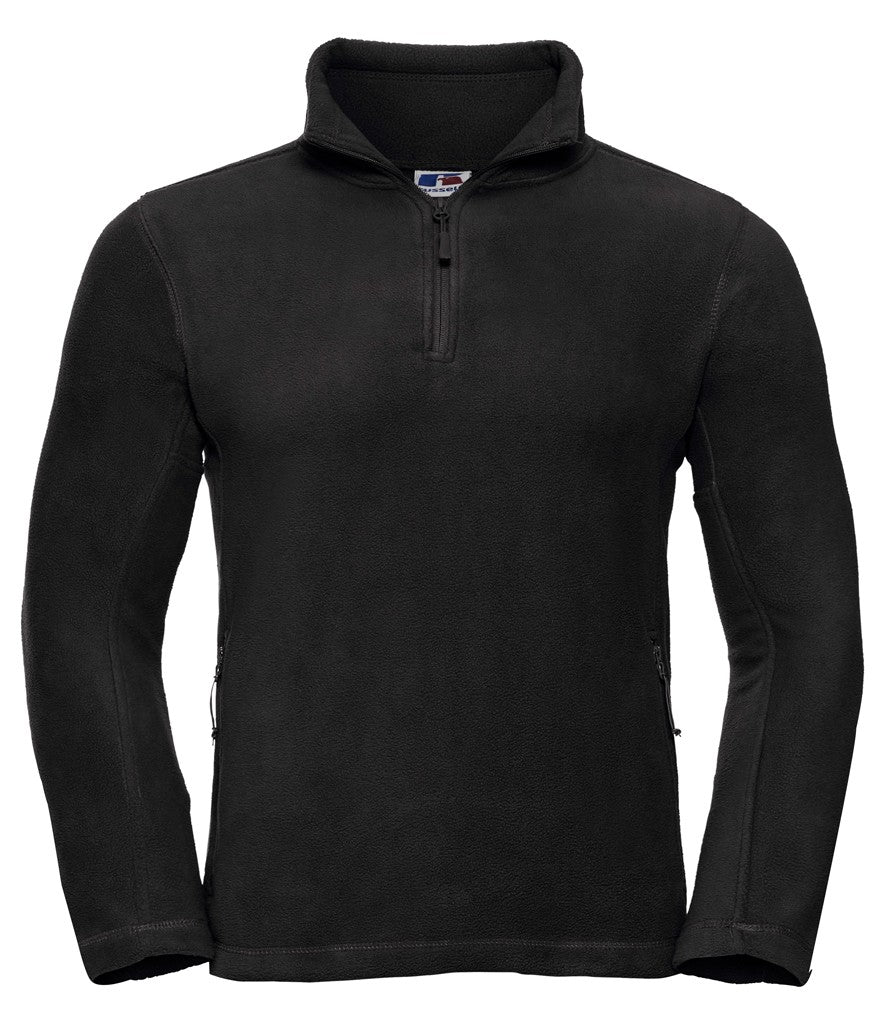 Quarter Zip Outdoor Fleece | BLACK