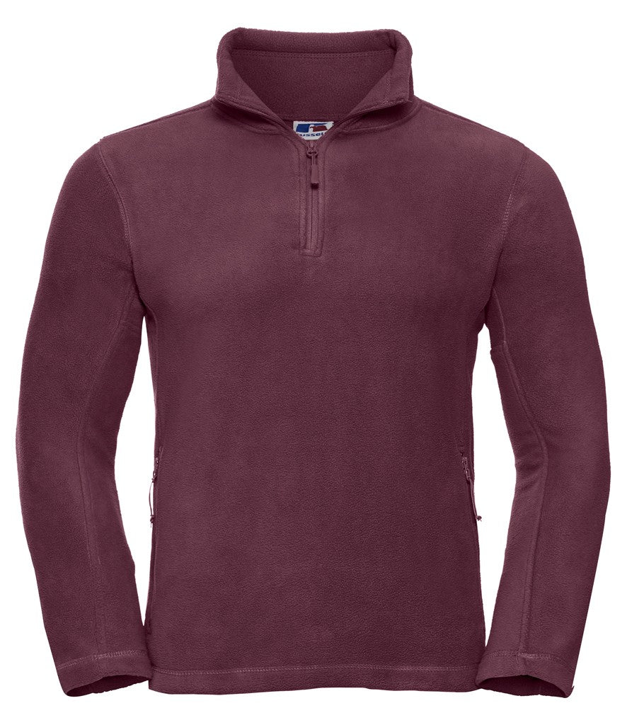 Quarter Zip Outdoor Fleece | BURGUNDY