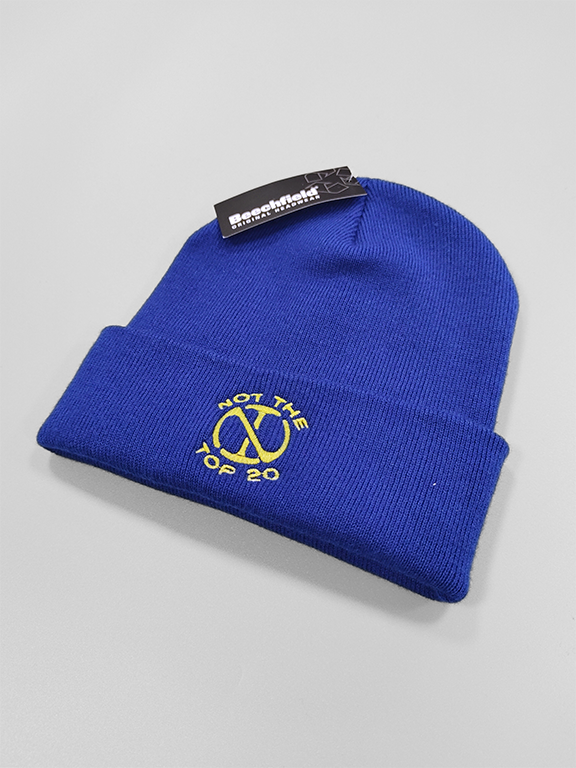 NTT20 Recycled Cuffed Beanie | Blue