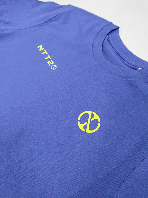 NTT20 Heavy Organic Tee | Blue