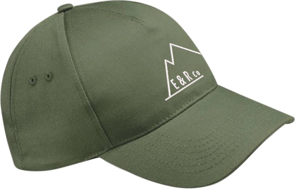 E+R Co 5 Panel Cap | Olive Green