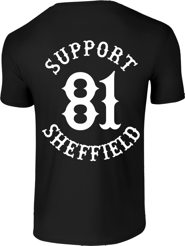Support Sheffield Kustom Kulture Tee | Black