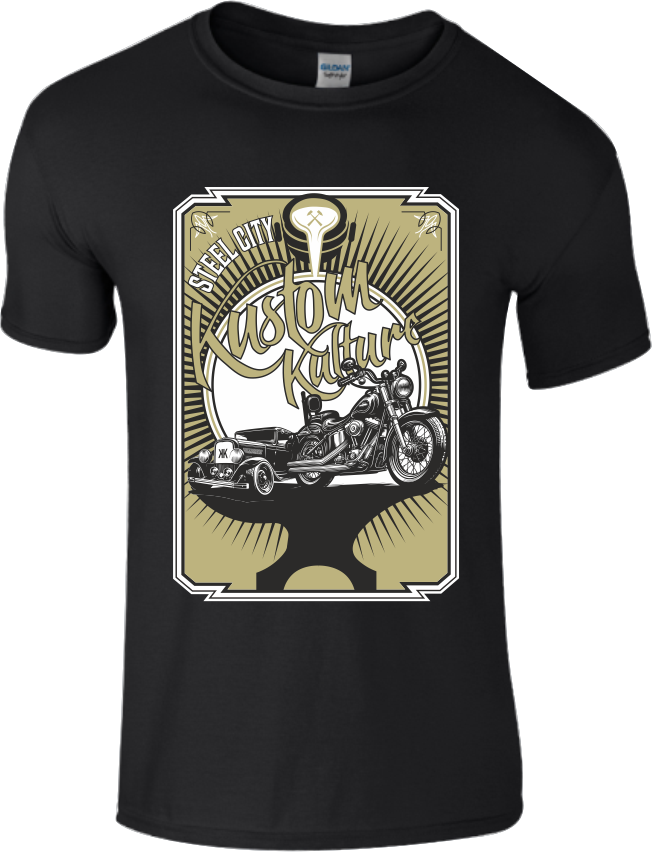 Support Sheffield Kustom Kulture Tee | Black