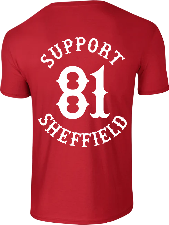Support Sheffield Kustom Kulture Tee | Red