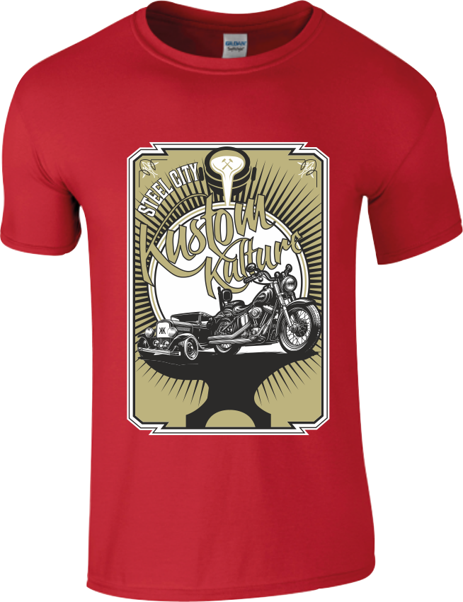 Support Sheffield Kustom Kulture Tee | Red