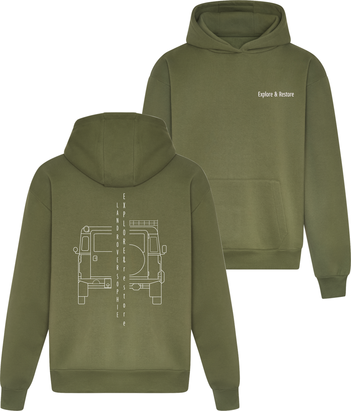 E+R Co A Pair Is Better Than None Hoodie | Earthy Green