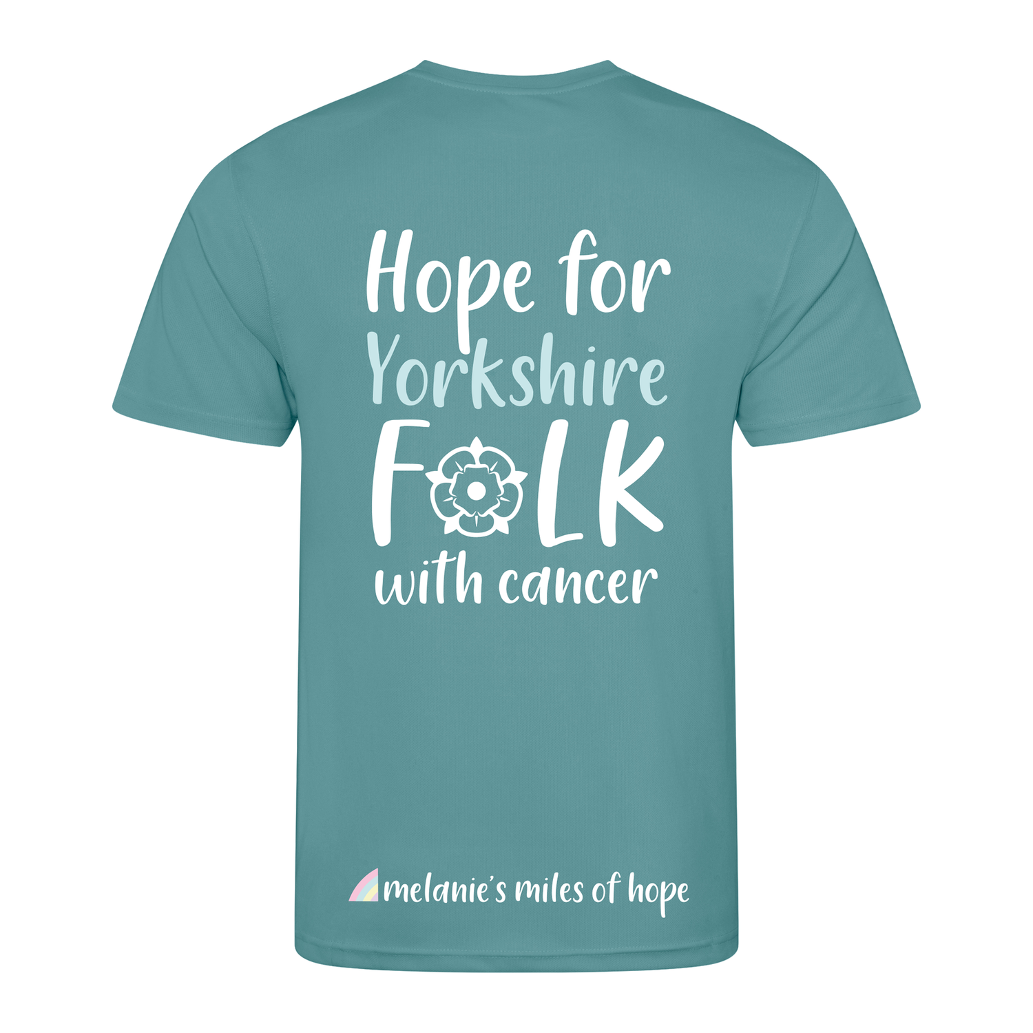 Melanie's Miles Of Hope Kids T-Shirt | Seafoam