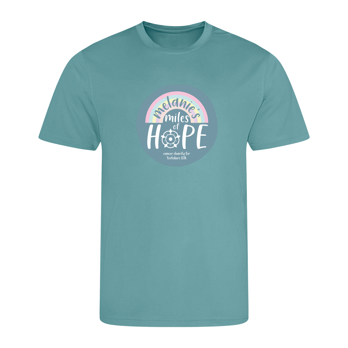 Melanie's Miles Of Hope Kids T-Shirt | Seafoam