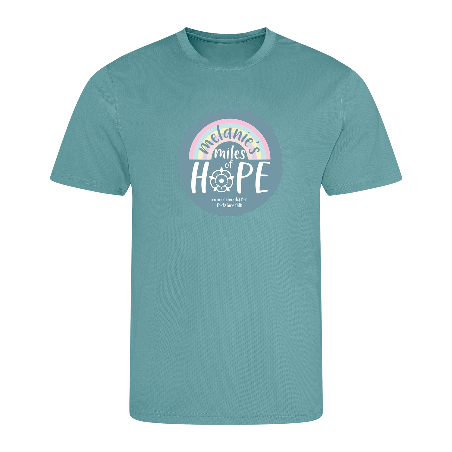 Melanie's Miles Of Hope Kids T-Shirt | Seafoam