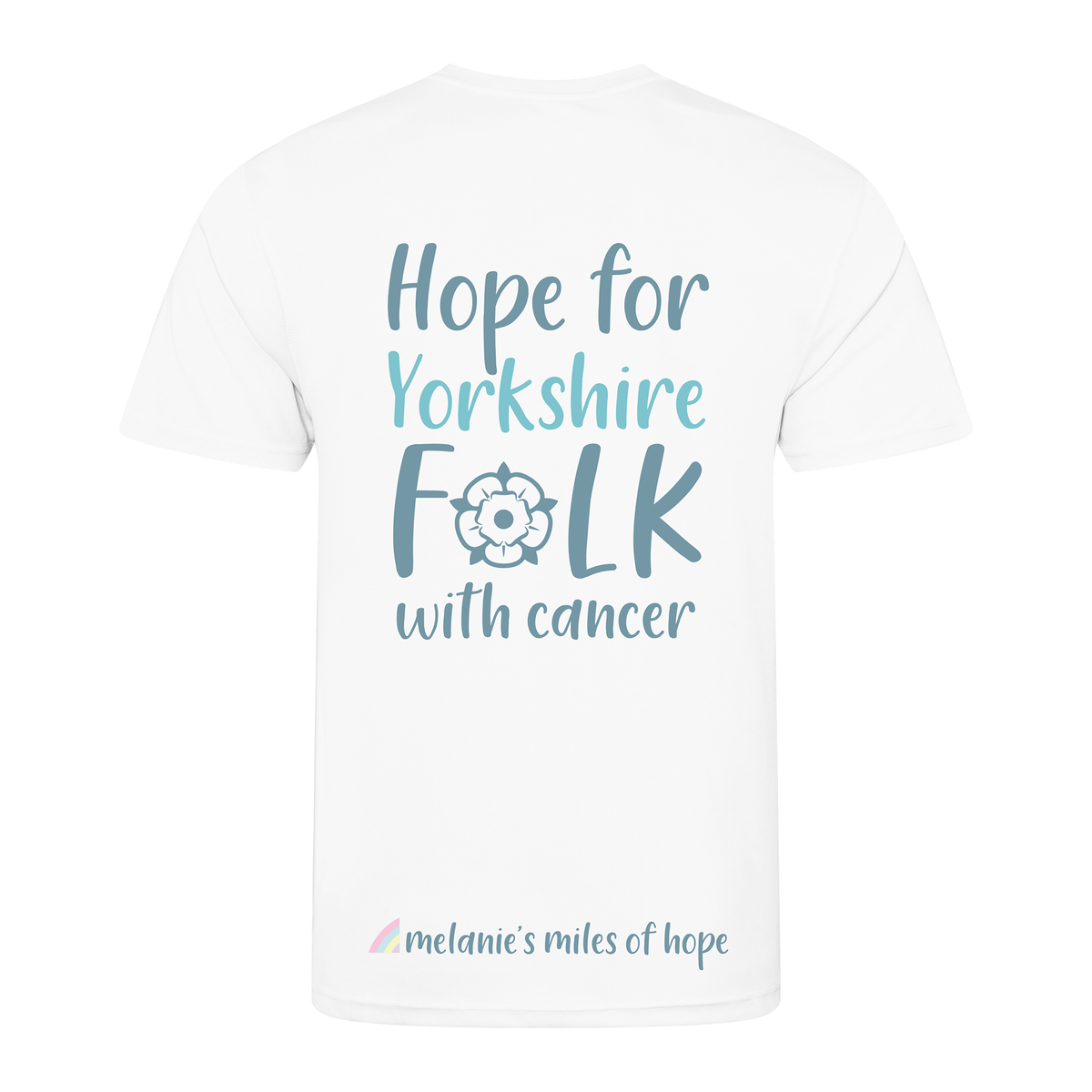 Melanie's Miles of Hope Kids T-Shirt | White