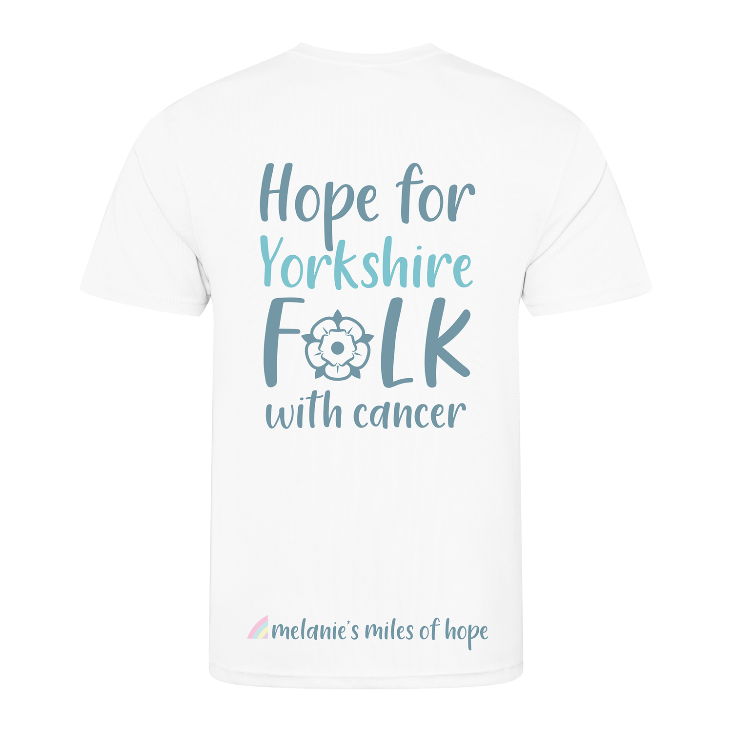 Melanie's Miles of Hope Kids T-Shirt | White